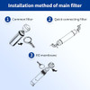 Silex-Aquifons Under-Snik Water Filter 5-Stage Reverse Osmosis GEN-UGRO100-01 New