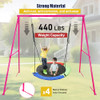 Hishine Swing Stand for Porch Outdoor Heavy Duty Swing Frame Full Steel Metal New