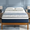 ZINUS 14 INCH COOLING COMFORT SUPPORT HYBRID MATTRESS NEW VERSION - QUEEN WHITE New