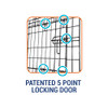 Precision Pet Products One Door Provalue Wire Dog Crate 42 Inch - 7011245 New