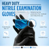SAFEKO Heavyweight Nitrile Gloves | Black | 5 Mil | X-Large | Case of 1000 New