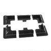 HQST ABS Plastic Corner Bracket Solar Panel Roof Drill-Free Mount New