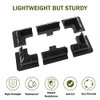 HQST ABS Plastic Corner Bracket Solar Panel Roof Drill-Free Mount New