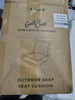 GOLD CREST OUTDOOR DEEP SEAT CUSHION - FROST BLUE