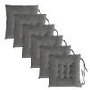 Civkor Chair Pads Seat Cushions 16x16 Inch with Ties for Dining Chairs, 6Pcs New
