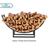 PHI VILLA Firewood Bin Heavy Duty Firewood Racks Indoor Log Rack - Black New
