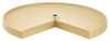 Rev-A-Shelf Replacement Shelf - Pie-Cut-Almond- 28'' -Shelf Only-Multiple Issues New