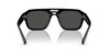 RAY-BAN UNISEX CORRIGAN SQUARE SUNGLASSES - BLACK/DARK GRAY