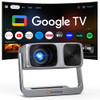HAPPRUN 2000 ANSI OUTDOOR PROJECTOR GOOGLE TV 4K DECODING HAPPRUN-K7 - GRAY