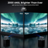 HAPPRUN 2000 ANSI OUTDOOR PROJECTOR GOOGLE TV 4K DECODING HAPPRUN-K7 - GRAY