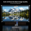 HAPPRUN 2000 ANSI OUTDOOR PROJECTOR GOOGLE TV 4K DECODING HAPPRUN-K7 - GRAY