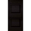 Raised Panel Vinyl Shutters B000CSNDD6 - Black New