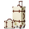 universal trotter Vintage Luggage Set 2 Piece Suitcase Spinner Wheels 12" & 20"