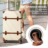 universal trotter Vintage Luggage Set 2 Piece Suitcase Spinner Wheels 12" & 20"