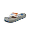 CJ5891 REEF SWELLSOLE CRUISER MENS SANDAL - SIZE: MEN 11 - BLUE/WHITE/ORANGE