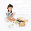 Pearhead Wooden Pizzeria Play Food Set 38-Piece Pizza Oven Toy - 75136 - NEW New