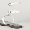 SS25 THE DROP GLADIATOR THONG ANKLE SANDAL WOMEN SIZE 7.5 CREAM