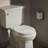 KOHLER K-4775-47 Brevia Round Toilet Seat with Quick-Release Hinges, Almond New