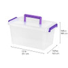 IRIS USA 5QT Storage Bins Containers, 6-Pack - Clear