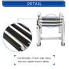 Weyleity 4 Steps Removable Premium Stainless Rear Entry Pontoon Pool Boat Ladder New