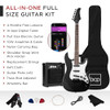 Best Choice Products 39'' Full Size Beginner Electric Guitar Starter Kit - Black New