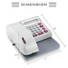 UBICON Check Writer Machine with 12-Digit LCD One for Business & Office Use New