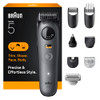 BRAUN SERIES 5 ALL-IN-ONE BEARD , CORDLESS TRIMMER, HAIR , 6061D9220A - GRAY