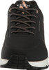 SKECHERS WOMEN'S UNO SHIMMER AWAY SNEAKERS - SIZE: 10 BLACK DURABUCK ROSE GOLD