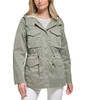 LW3WP410 Levi's Women's Four Pocket Hooded Military Jacket Sea Green 1X
