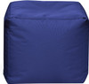 GOUCHEE HOME CUBE BRAVA ELECTRIC BLUE POUF OTTOMAN WATER-REPELLENT - ROYAL BLUE New