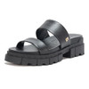 KL153368 KARL LAGERFELD WOMEN'S LACARA DOUBLE STRAP LUG SOLE SANDAL - SIZE 8