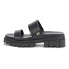 KL153368 KARL LAGERFELD WOMEN'S LACARA DOUBLE STRAP LUG SOLE SANDAL - SIZE 8