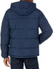 AMAZON ESSENTIALS MEN HEAVYWEIGHT HOODED PUFFER COAT NAVY SIZE M