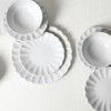 Earth & Clay Phoenix 12Pcs Stoneware Dinnerware Set and Bowls, 4, White New