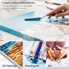 ARTEZA Canvas 30 x 40" Pack of 2 Blank Gesso Coating New