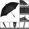 MRTLLOA Automatic Open Golf Umbrella (Green/White, 54 inch) B08BZW45HV - NEW New