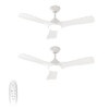 warmiplanet Ceiling Fan with Lights Warmiplanet 042 Can - 2 Pack - White New