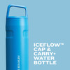 STANLEY ICEFLOW CAP AND CARRY WATER BOTTLE 36OZ - BLACK GLIMMER