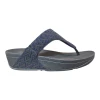 FITFLOP LULU GEO WOMEN SANDALS - SIZE: WOMEN 8 (AU/UK W6) - BLACK MIX
