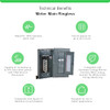 Square D Homeline 100 Amp Indoor Main Breaker Box HOM2448M100PCVP New