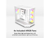 HYTE Y50 RGB Essential Aesthetic Gaming PC Case - 4 Included aRGB Fans (1x 120mm
