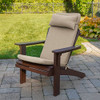 Klear Vu Rumba Adirondack Outdoor Chair Cushion - Tan New