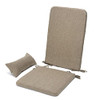 Klear Vu Rumba Adirondack Outdoor Chair Cushion - Tan New