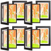 Pinkunn 8 Pcs Kids Art Frame Black Kids Artwork Picture Frame Display New