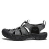 1022252 KEEN MEN'S NEWPORT H2 CLOSED TOE WATER SANDALS SIZE 9 BLACK/STEEL GREY