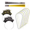 Glimmer & Shimmer New Years Eve 2026 Party Kit For 100 Guests - 250 Pieces New