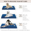 WNPETHOME Orthopedic Dog Bed with Removable Washable Cover Extra Large(Blue) New