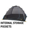 40835922AGB KELTY DISCOVERY ELEMENT 4 TENT ICEBERG GREEN/AGEAN BLUE