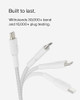 BELKIN USB C TO USB C BRAIDED CABLE 6.6FT IPHONE CHARGER CORD CAB004 - WHITE