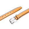 CARLO FELLINI BELTS FOR MEN HAND MADE 100% COW LEATHER BELT MEN 34/36 - TAN New